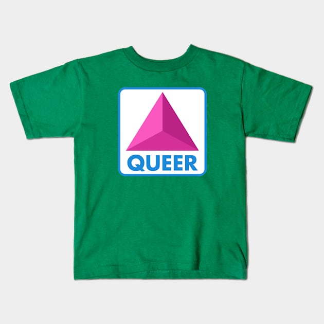 Queer Vintage Retro LGBT Boston Gay Kids T-Shirt by WearingPride